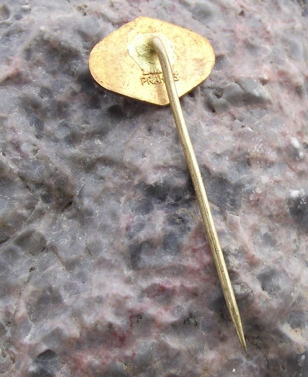 1963 Dukla Prague Praha FC Army Football Soccer Club 15th Anniversary Pin Badge - Badgecrazy