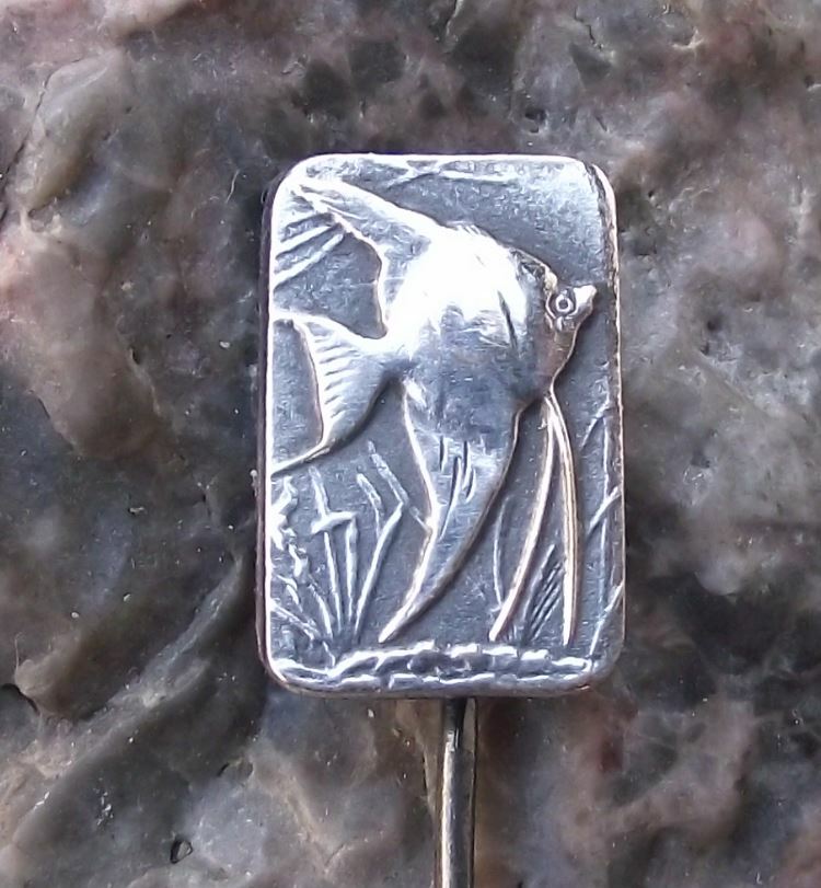 Vintage Angelfish Pterophyllum Aquarium Czech Tropical Fish Club Pin Badge - Badgecrazy