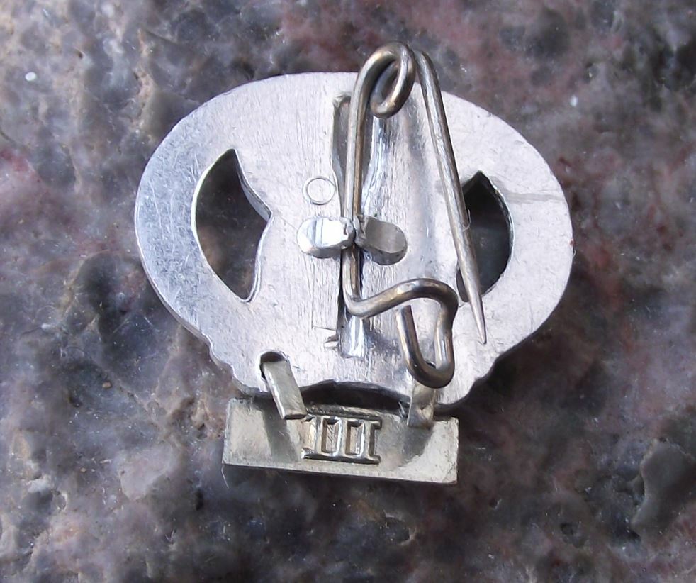 Vintage DTSB Sportleistungsabzeichen East German DDR Sports Award 6th Pin Badge - Badgecrazy
