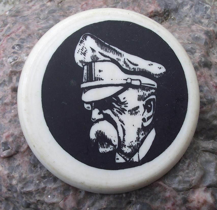 Antique Czech President Tomas Thomas Garrigue T G Masaryk TGM Military Pin Badge - Badgecrazy