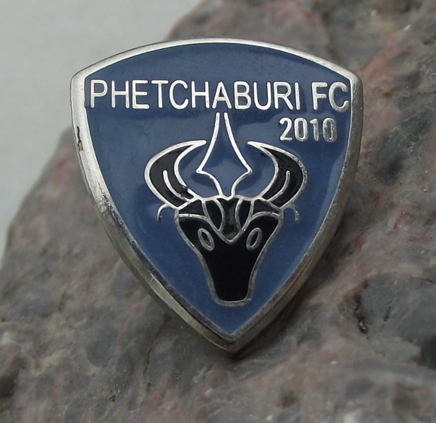 Rare Phetchaburi FC Football Club Thailand Thai Soccer Bull Head Tie Pin Badge - Badgecrazy
