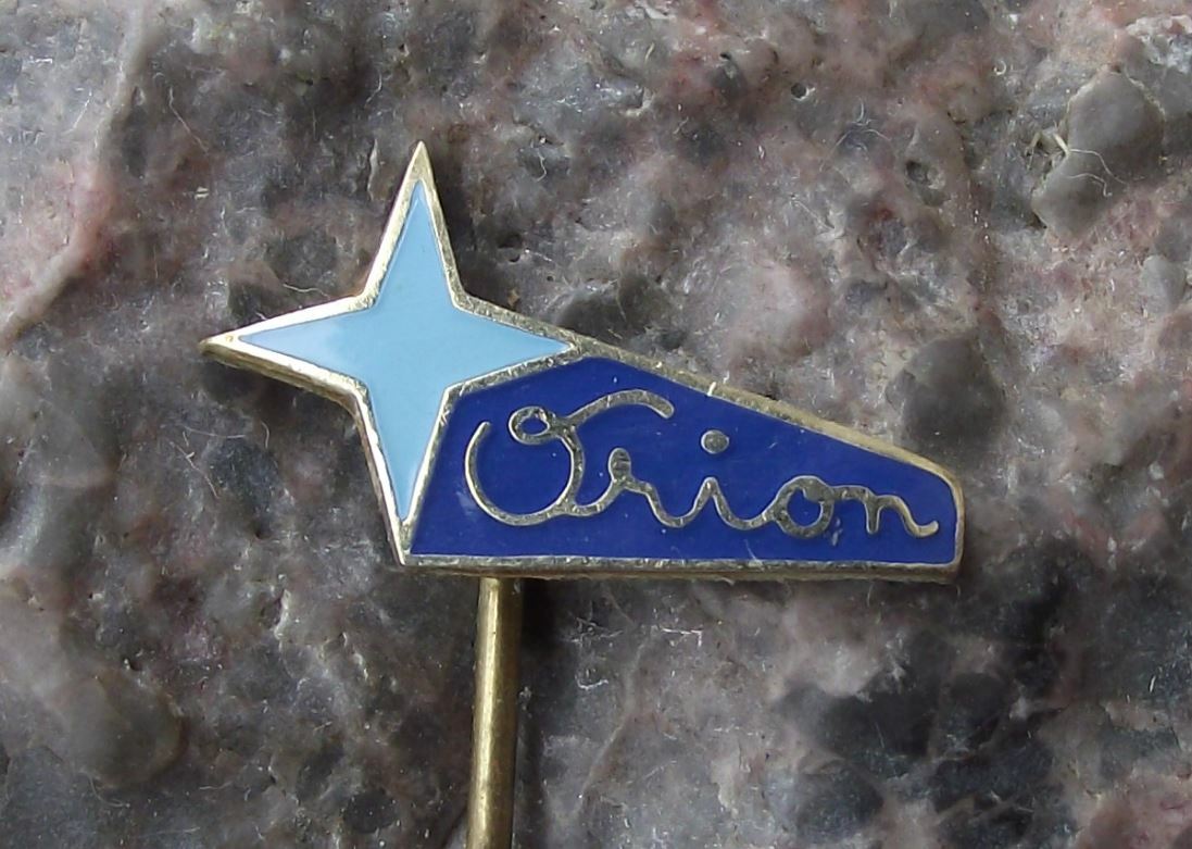Antique Orion Star Czech Chocolate Bar Sweet Confectioner Company Pin Badge - Badgecrazy