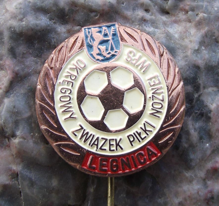 Antique OZPN Legnica WFS Poland Polish Soccer Football Club Pin Badge - Badgecrazy