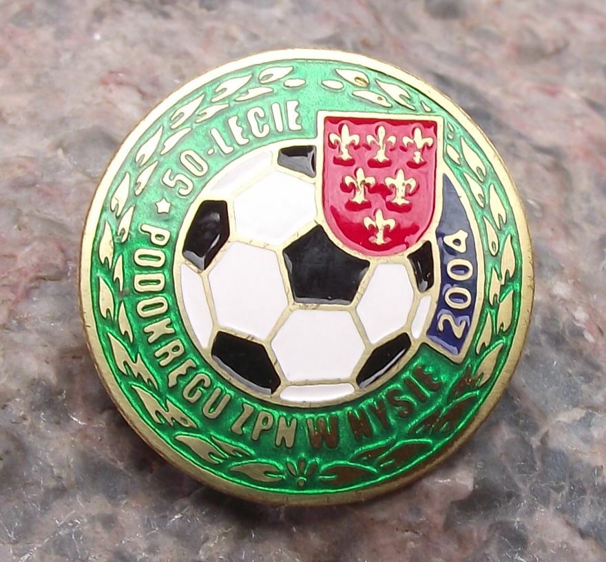 2004 Podokreg ZPNW Football Club Poland Polish Soccer 50th Anniversary Pin Badge - Badgecrazy