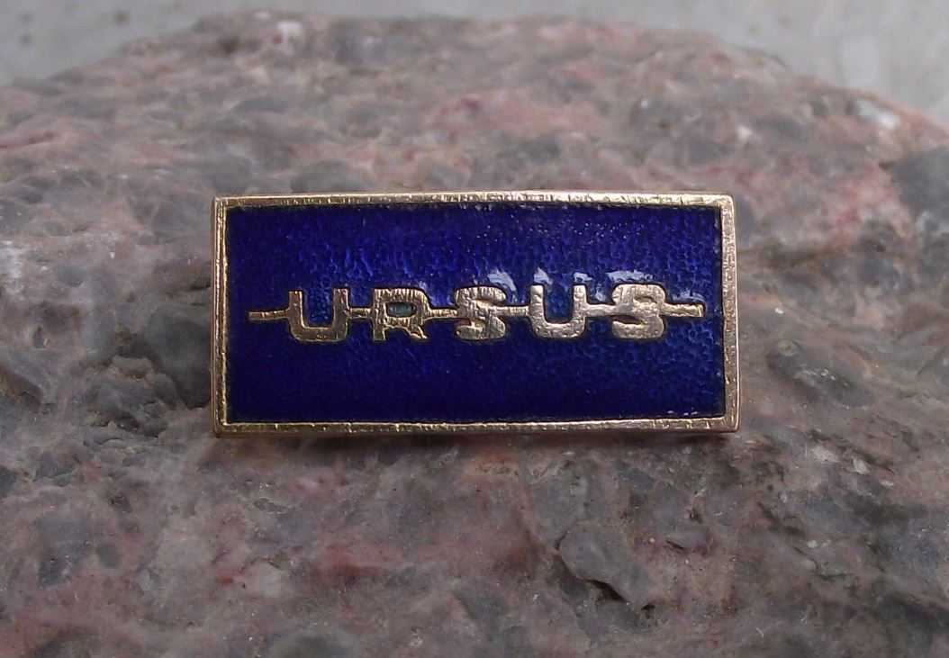 Antique Ursus Tractors Poland Agricultural Farming Machine Farm Brooch Pin Badge - Badgecrazy