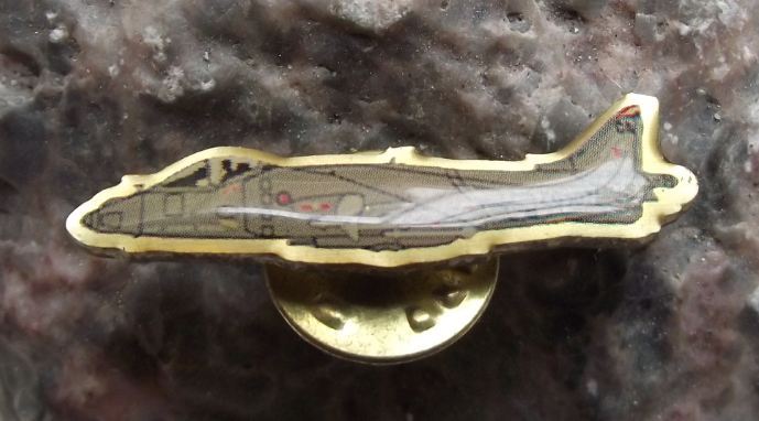 British Aerospace BAE Harrier II GR7 Jump Jet VTOL Combat Aircraft Tie Pin Badge - Badgecrazy