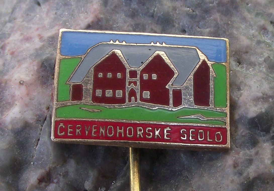 Antique Cervenohorske Sedlo Czech Walking Hiking Lodge Hotel Tourist Pin Badge - Badgecrazy