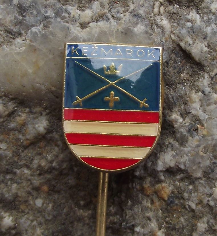 Kezmarok Slovakia Tatra Mountains National Park Heraldic Coat of Arms Pin Badge - Badgecrazy