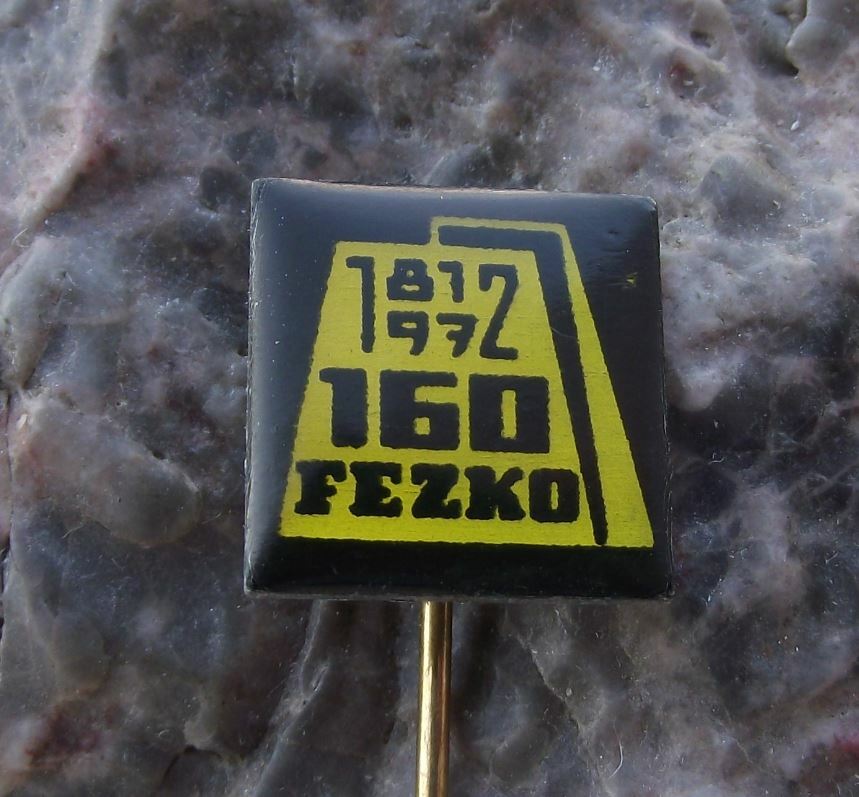 1972 Fezko 160th Anniversary Fez Hat Maker Hatter Czechoslovakia Pin Badge - Badgecrazy