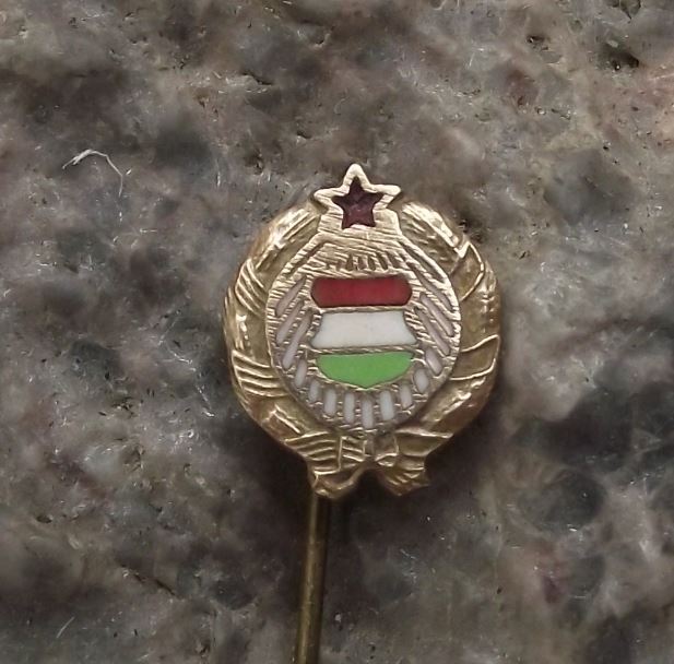 Antique Small Hungarian People's Republic Hungary National Emblem Pin Badge - Badgecrazy