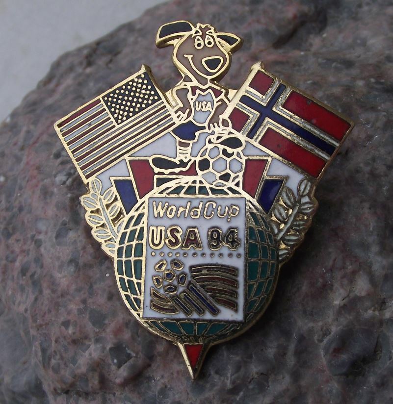 1994 Fifa World Cup USA 94 United States Soccer Football Norway Match Pin Badge - Badgecrazy