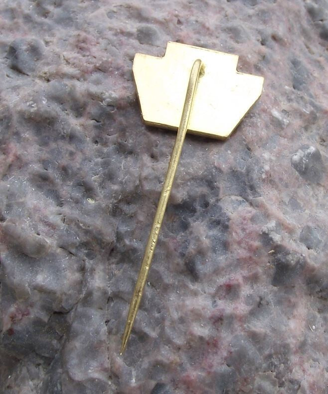Vintage Czechoslovakia Railway CSD North West Train Network Logo Pin Badge - Badgecrazy