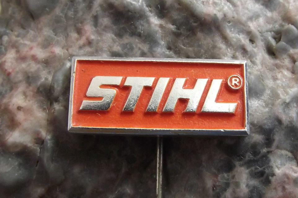 Vintage STIHL German Chainsaw and Power Tools Manufacturer Engineering Pin Badge - Badgecrazy