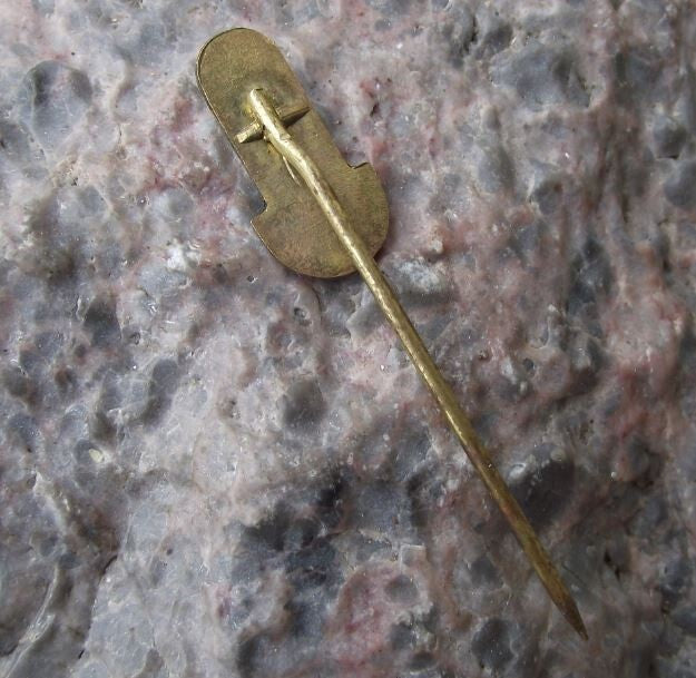 Vintage Czech North West Railways Locomotive Signal Green Light Sign Pin Badge - Badgecrazy