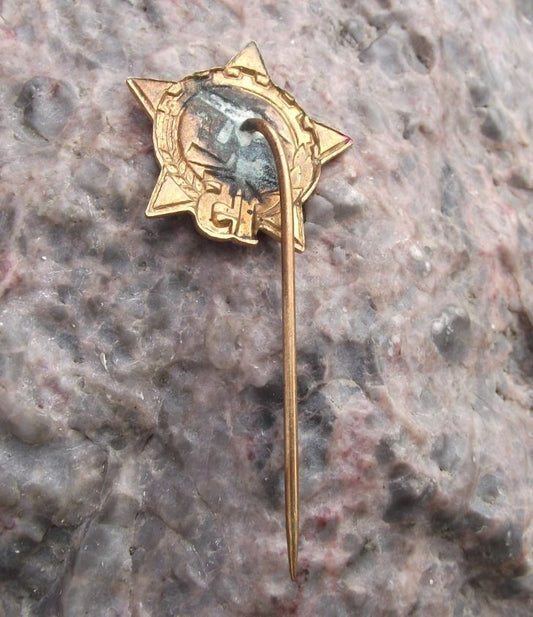 1959 Slovakia National Military Armed Uprising 15th Anniversary SNP Pin Badge - Badgecrazy
