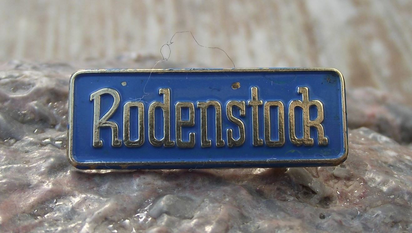 Vintage Rodenstock German Optical Company Glasses Spectacles Germany Pin Badge - Badgecrazy