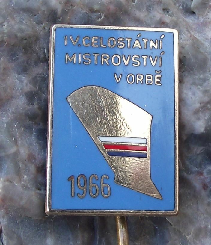 1966 All State Czech Field Ploughing Competition Match Championships Pin Badge - Badgecrazy
