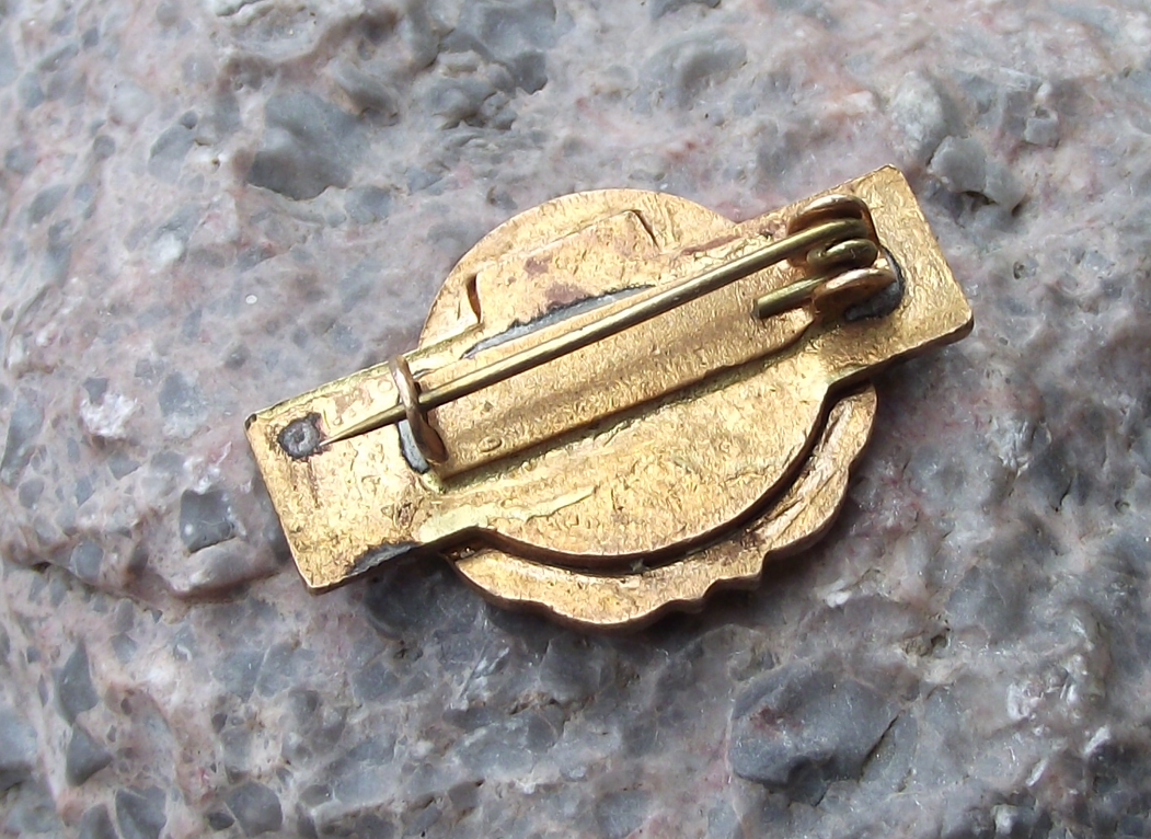 Vintage Svazarm Czech Army Reserve Grade 1 Shooter Paramilitary Brooch Pin Badge - Badgecrazy