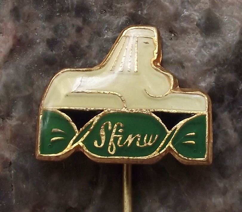 Egyptian Sphinx Sfinx Mythical Half Woman & Lion Wonder of the World Pin Badge - Badgecrazy