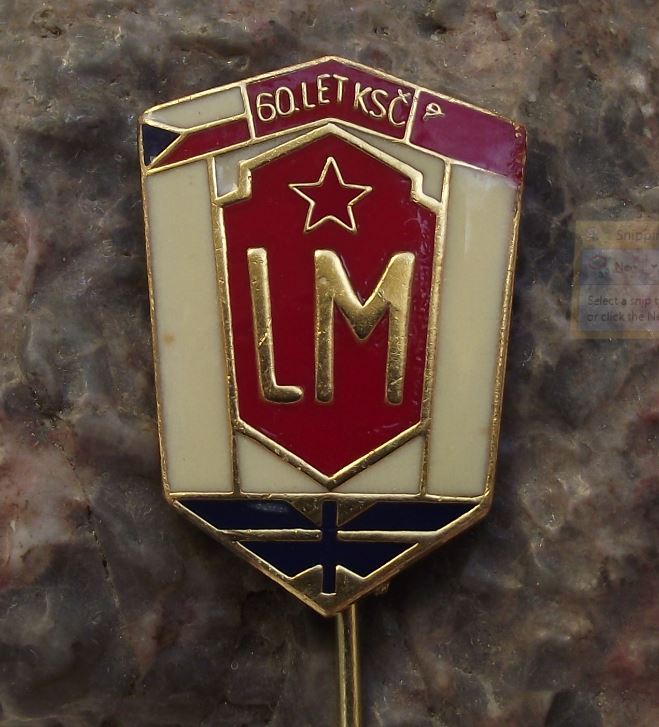 1981 Czechoslovakia Peoples Militia LM Armed Worker Guard Communist Pin Badge - Badgecrazy