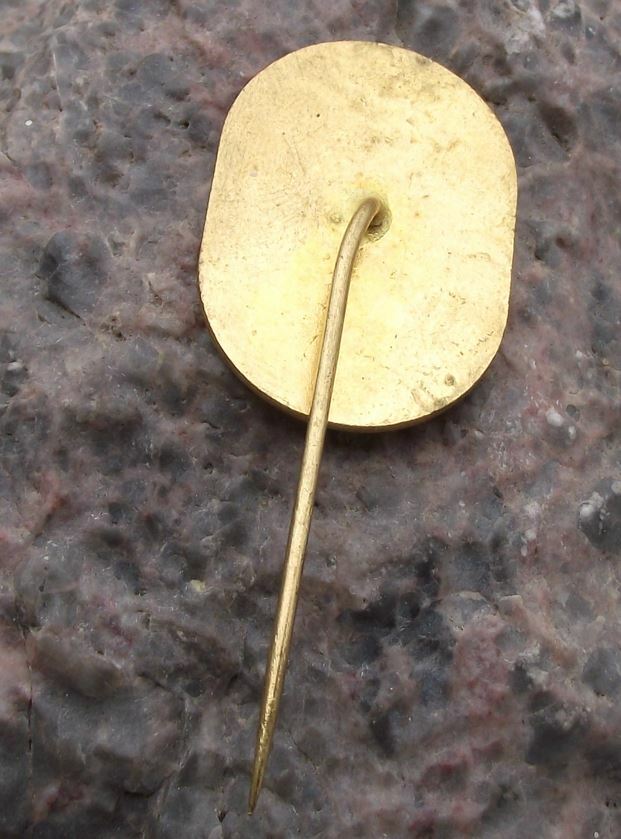 1985 Czechoslovkia National Hunting and Nature Exhibition Brno Deer Pin Badge - Badgecrazy