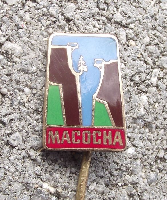 Macocha Gorge Abyss Sink hole Moravian Karst Cave System Caving Pin Badge - Badgecrazy
