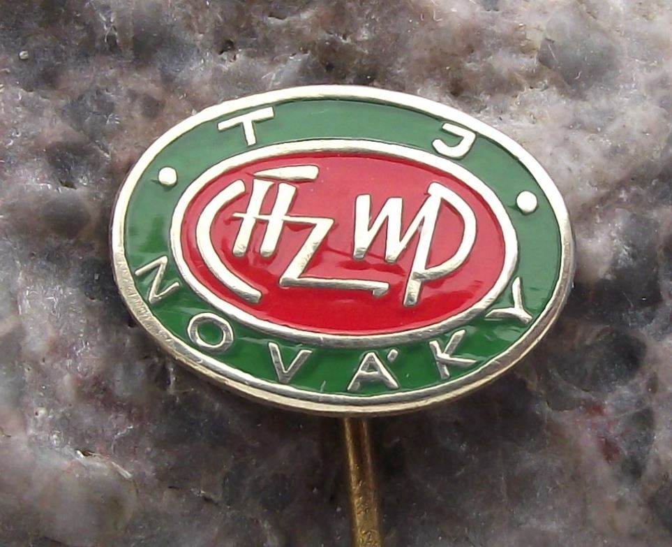 Vintage MFK TJ Novaky CHZWP Czech Football Team Club Soccer Pin Badge - Badgecrazy