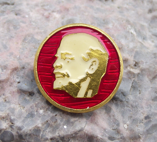 Vladimir V I Lenin Soviet Union Russia Head Profile Russian Premier Pin Badge
