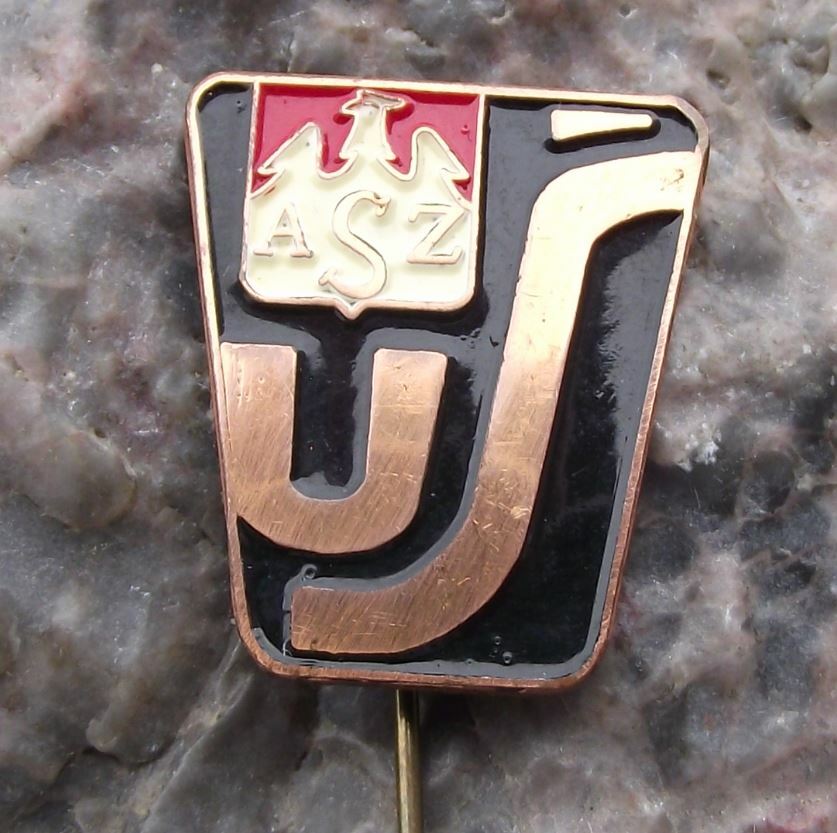 Antique AZS US Polish University Sports Association Slaskiego Poland Pin Badge - Badgecrazy