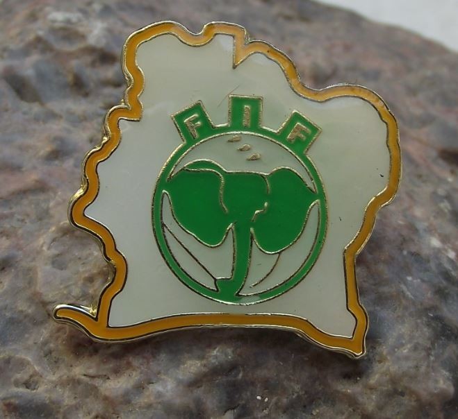 2010 FIFA World Cup South Africa Ivory Coast Football Federation FIF Pin Badge - Badgecrazy