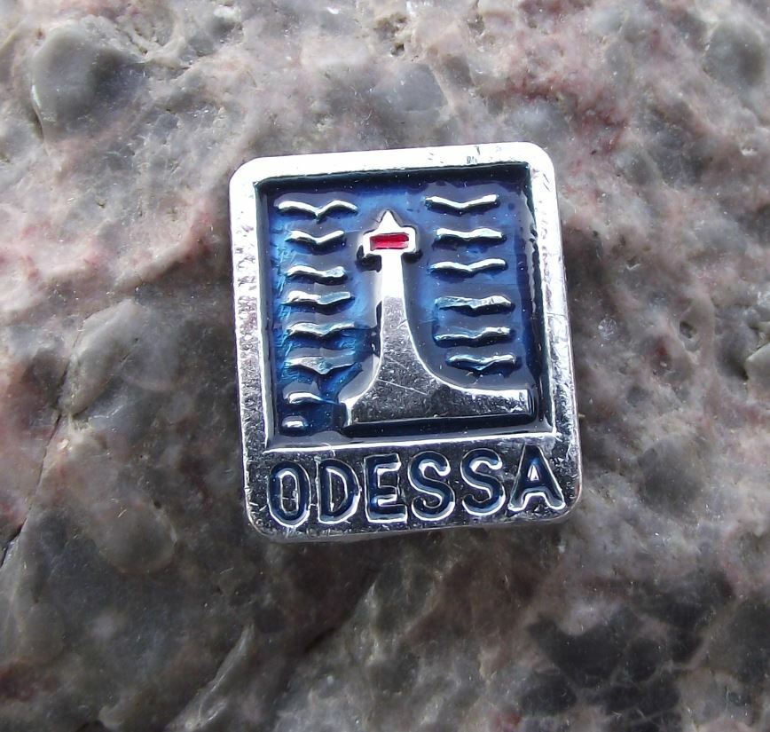 Odessa Ukraine Black Sea Vorontsov Lighthouse City Tourist Souvenier Pin Badge - Badgecrazy