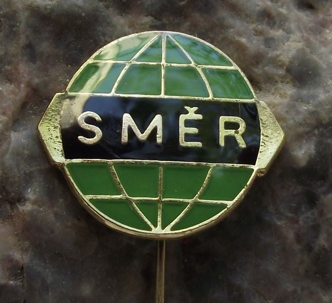 Smer Plastic Military Scale Models & Toy Maker Globe Logo Advertising Pin Badge - Badgecrazy