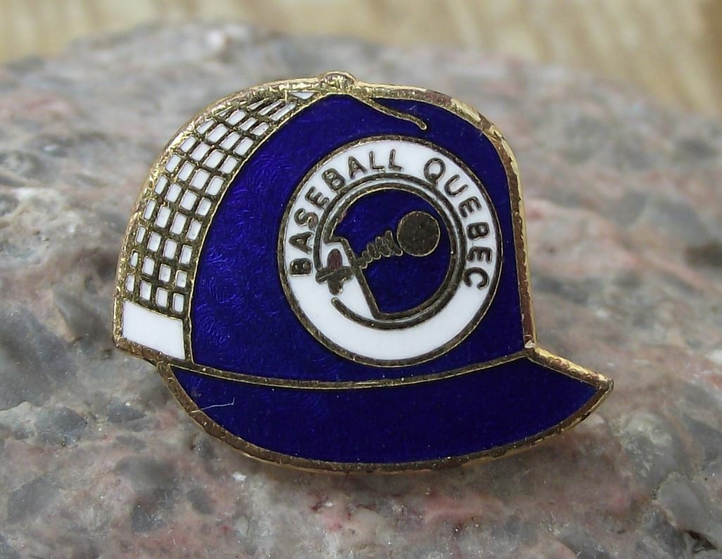 Baseball Quebec Canada Sports Baseball Team Base Ball Cap Style Pin Badge - Badgecrazy