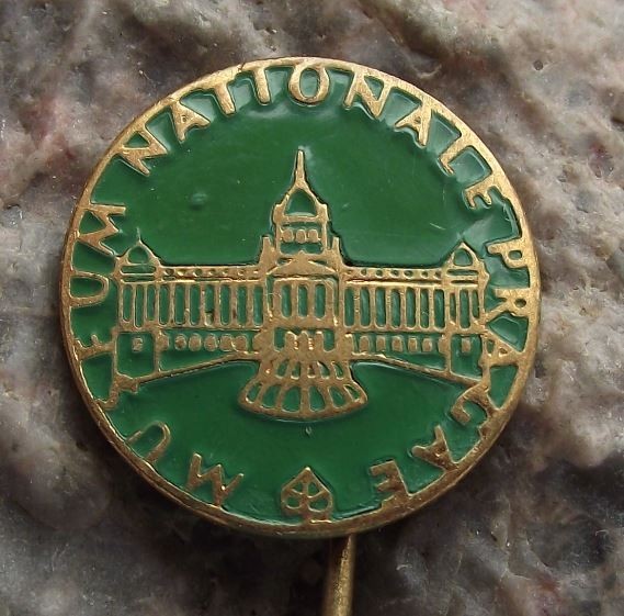 Antique Czech National Museum Narodni Museum Tourist Souvenier Pin Badge - Badgecrazy