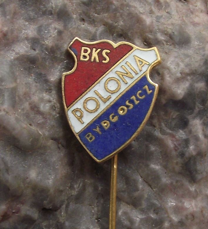 Antique BKS Polonia Bydgoszcz Football Club Polish Soccer Poland Pin Badge - Badgecrazy