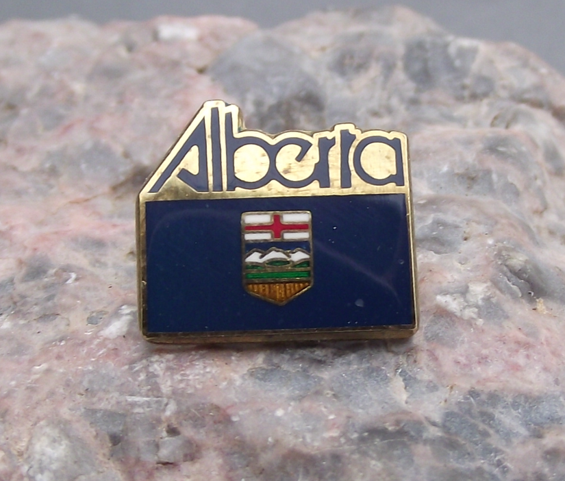 Alberta Province Small Western Canada State Flag Travel Souvenir Hat Pin Badge - Badgecrazy