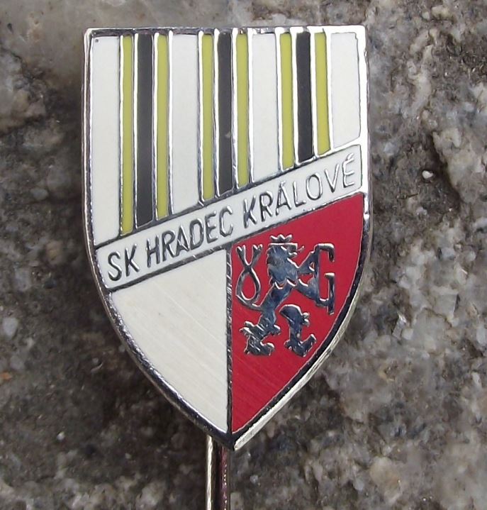 Official SK Hradec Kralove Czech Republic Football Team Soccer Shield Pin Badge - Badgecrazy