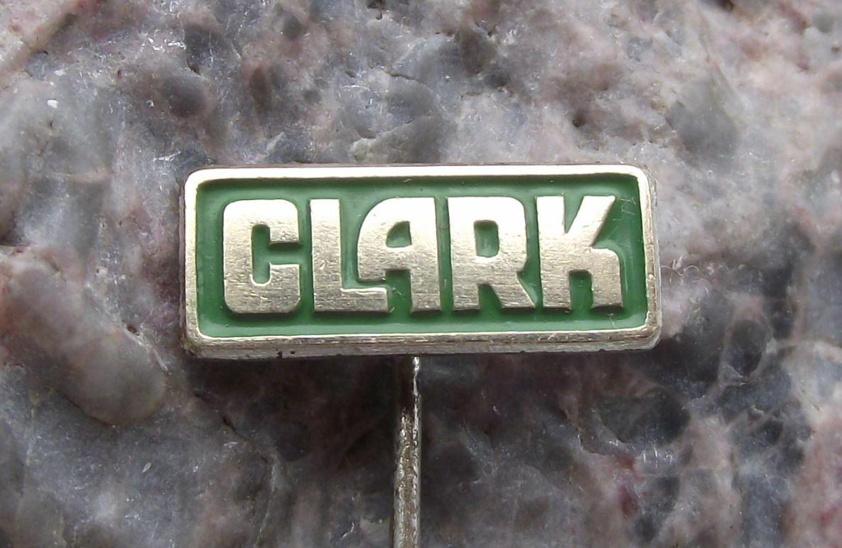 Vintage Clark Equipment Construction Equipment Firm Fork Lift Trucks Pin Badge - Badgecrazy