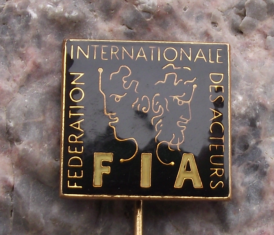 FIA Federation Internationale Acteurs International Federation Actors Pin Badge - Badgecrazy