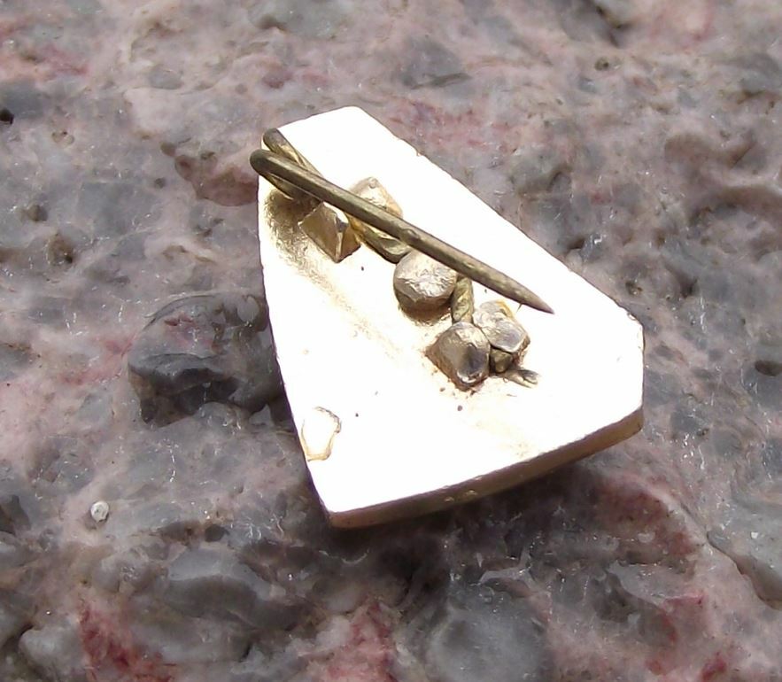 Vintage Russian Soviet Atomic Nuclear Powered Ice Breaker Lenin Ship Pin Badge - Badgecrazy