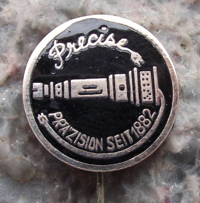 Vintage Precise Fischer Milling Drilling and Grinding Spindles Germany Pin Badge - Badgecrazy