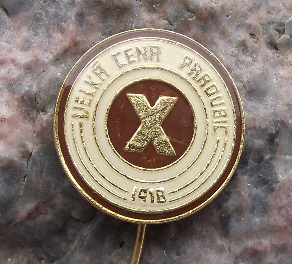 Vintage Tenth X Shotgun Trap Skeet Clay Target Shooting Pardubice Gun Pin Badge - Badgecrazy