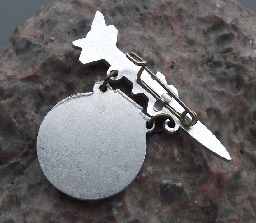 1966 NVA East German Army Surface to Air Missile DDR GDR Anniversary Pin Badge - Badgecrazy