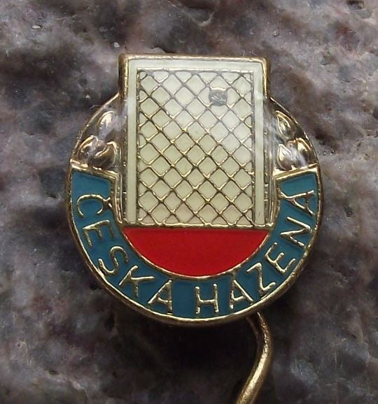 Czech Republic Handball Players Association Goal Net & Ball Members Pin Badge - Badgecrazy