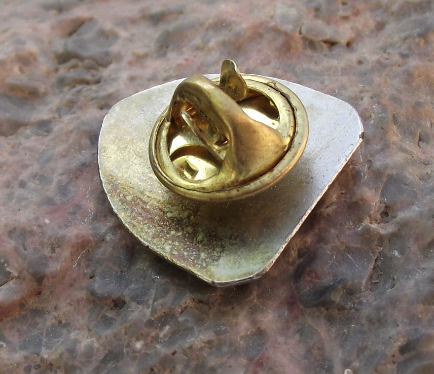 Antique Santa Teresa di Gallura Sardinia Sassari Longosardo Tower Pin Badge - Badgecrazy