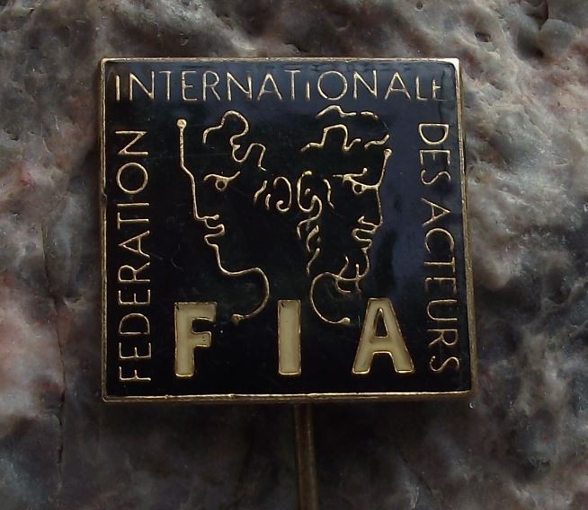 FIA Federation Internationale Acteurs International Federation Actors Pin Badge - Badgecrazy