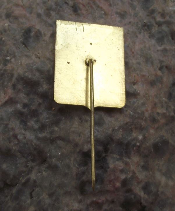 Czechoslovakia Army Recruitment Department Military Crossed Swords Pin Badge - Badgecrazy