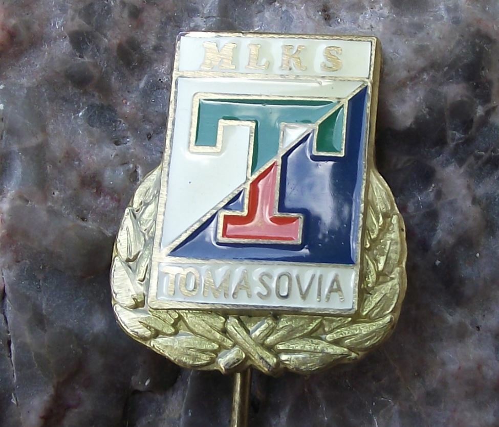 Vintage MLKS Tomasovia Tomaszow Lubelski Poland Polish Football Club Pin Badge - Badgecrazy