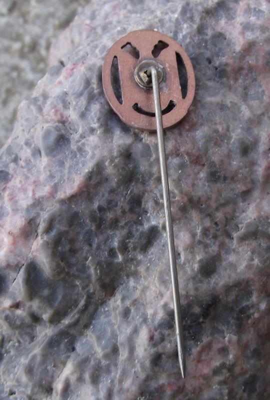 Vintage German Gun Shooting Club Association Air Pistol Bronze Award Pin Badge - Badgecrazy
