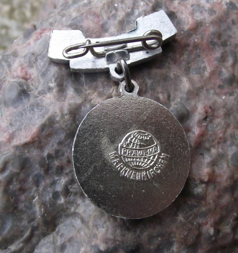 1956 FDJ Freie Deutsche Jugend East German DDR 10th Anniversary Medal Pin Badge - Badgecrazy